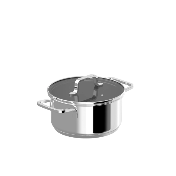 Cocotte avec couvercle Helix 20cm
